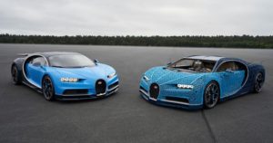 Из Lego создали полноразмерную копию гиперкара Bugatti Chiron